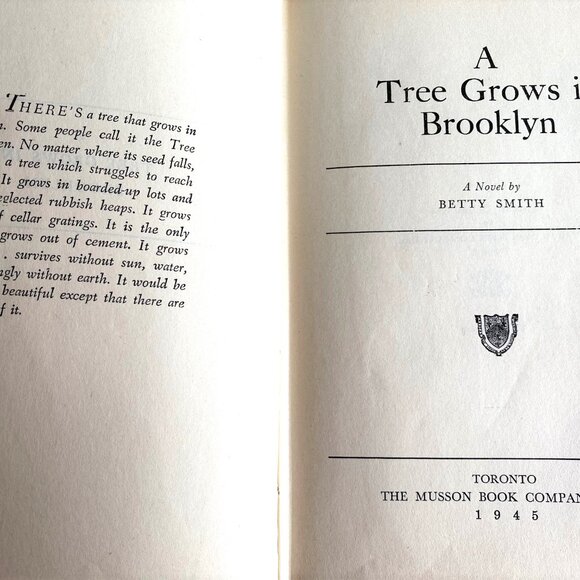 A Tree Grows in Brooklyn by Betty Smith, 1945 Edition, Third Printing - Picture 4 of 7